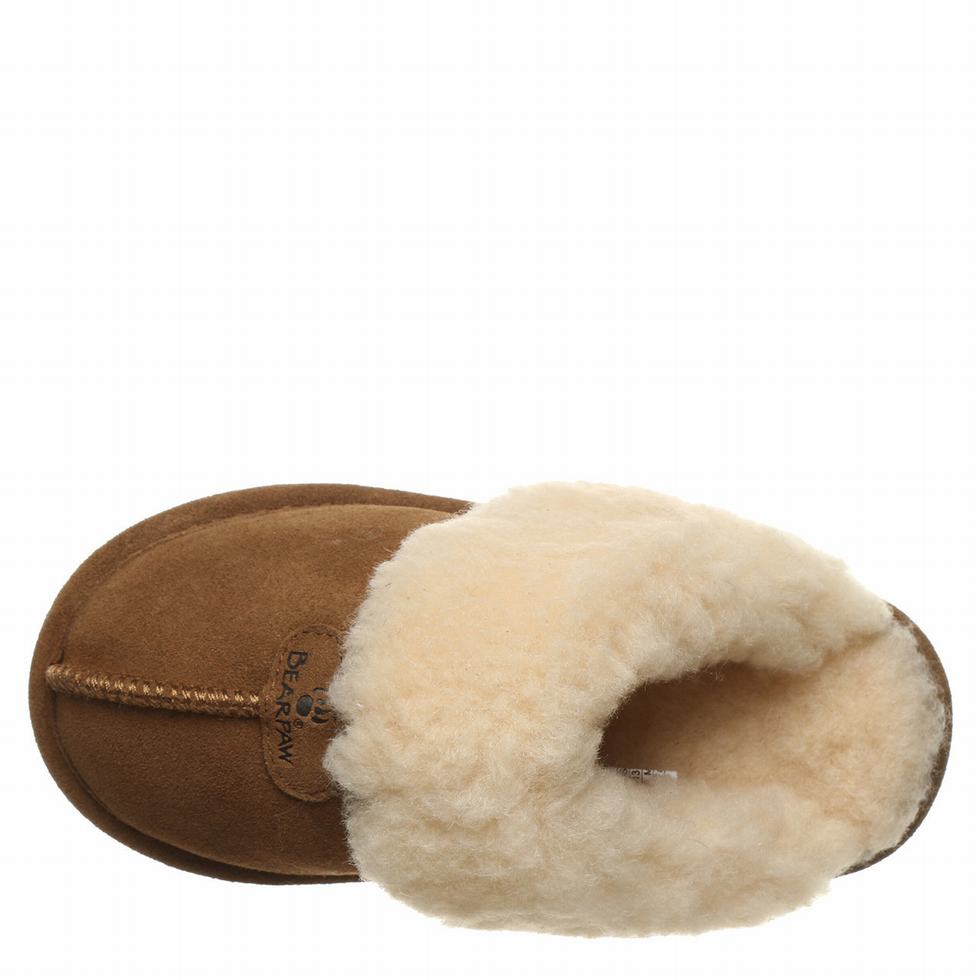 Bearpaw Loki Youth Bambino Pantofole Marroni | QVG1511XU