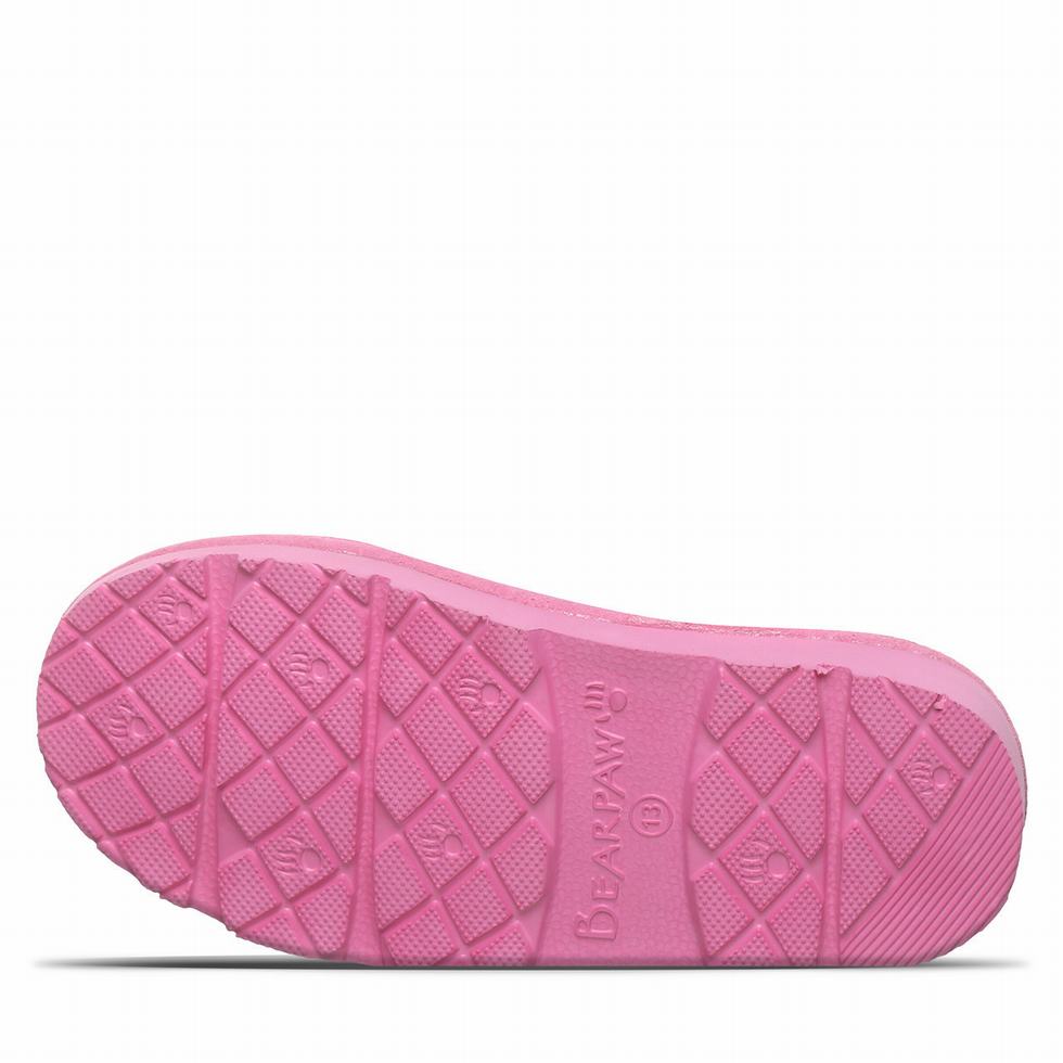 Bearpaw Loki Youth Bambino Pantofole Rosa | OCG2297UF