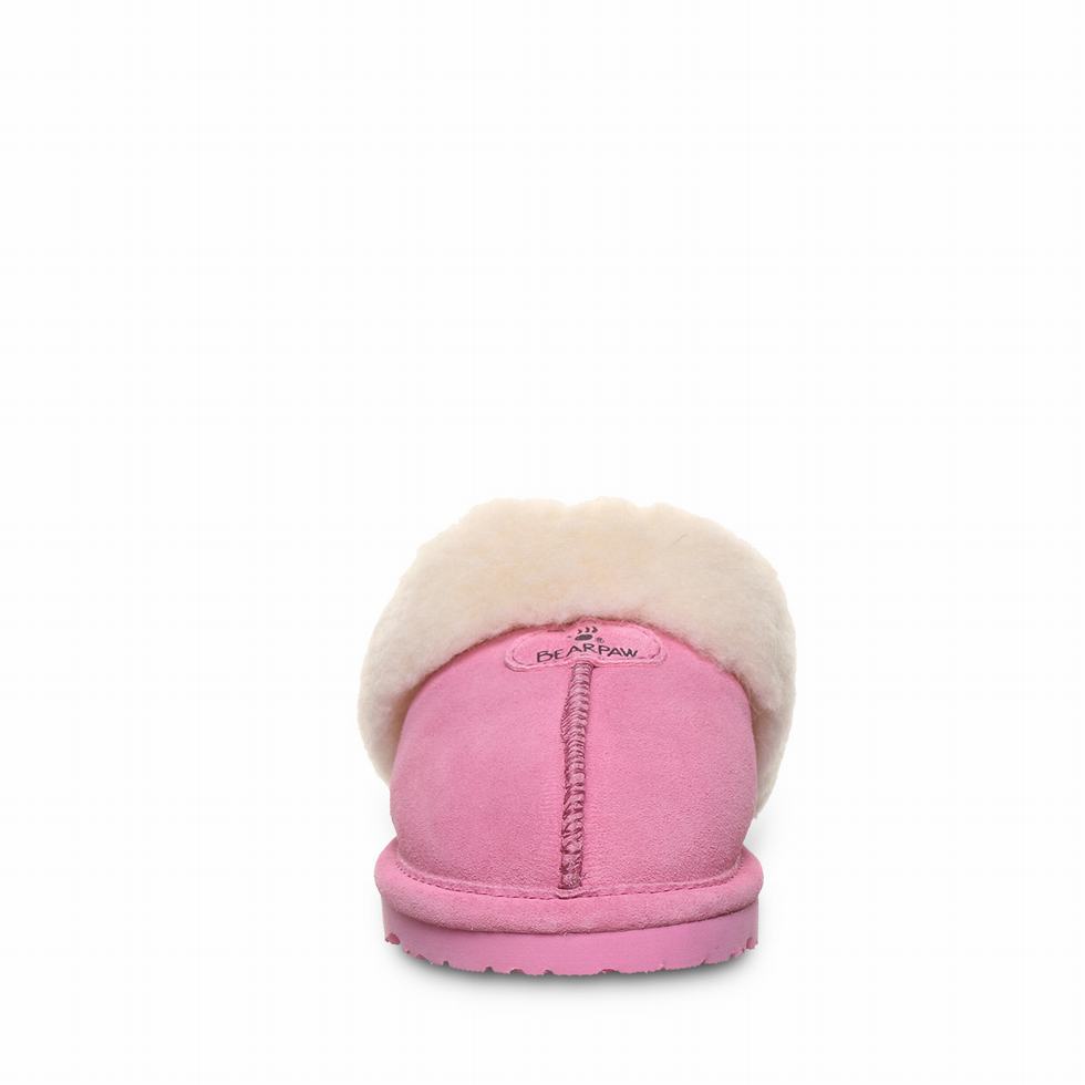 Bearpaw Loki Youth Bambino Pantofole Rosa | OCG2297UF