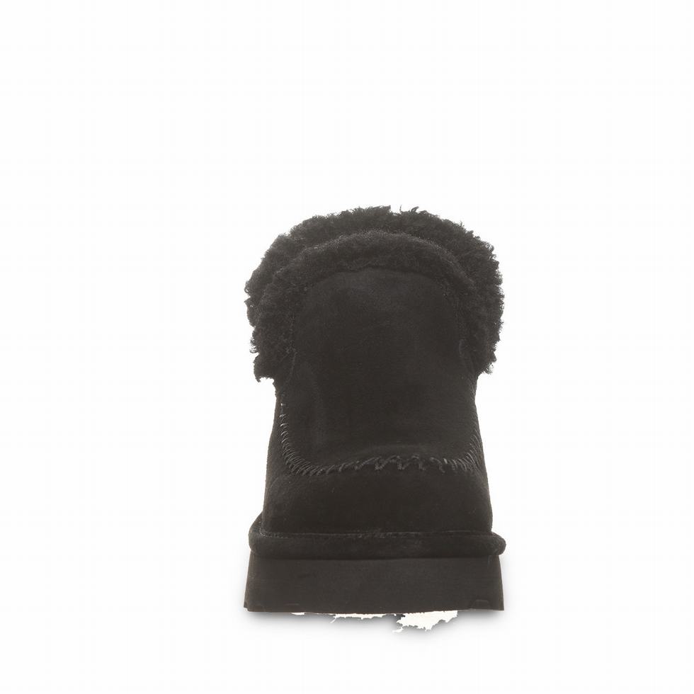 Bearpaw Maeve Platform Lo Donna Stivali Nere | KBY9450WR