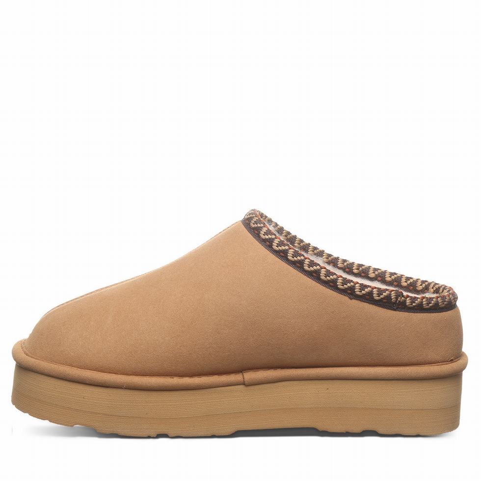 Bearpaw Martis Vegan Donna Pantofole Marroni | LUA3499MF