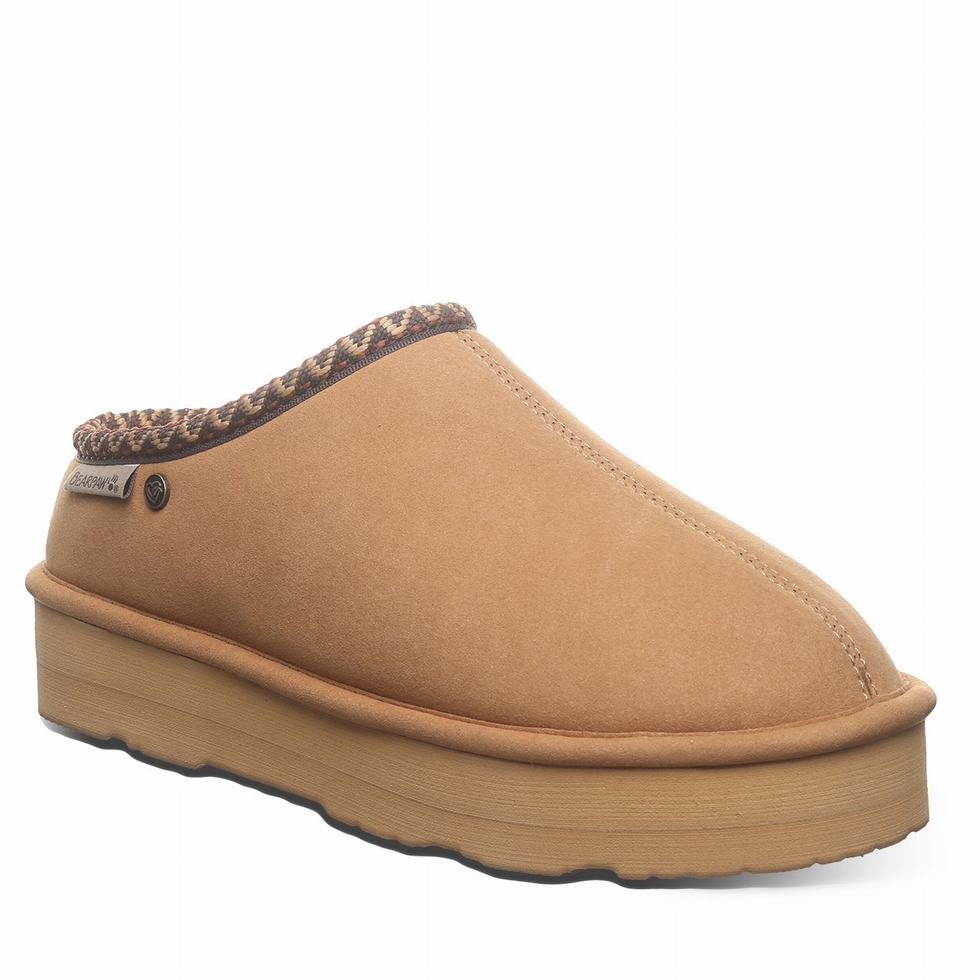 Bearpaw Martis Vegan Donna Pantofole Marroni | LUA3499MF