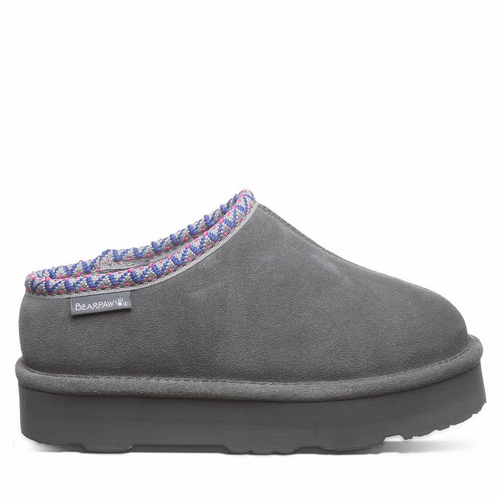 Bearpaw Martis Youth Bambino Pantofole Nere | XNV483UV