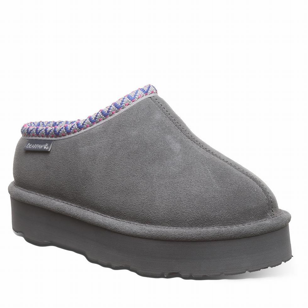 Bearpaw Martis Youth Bambino Pantofole Nere | XNV483UV