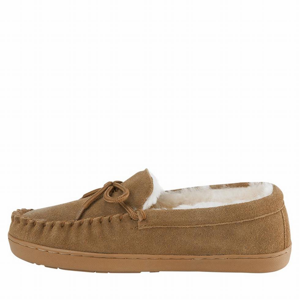 Bearpaw Moc II Uomo loafers Marroni | FKO6512RF