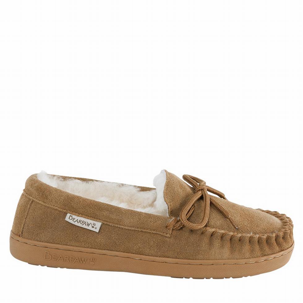 Bearpaw Moc II Uomo loafers Marroni | FKO6512RF