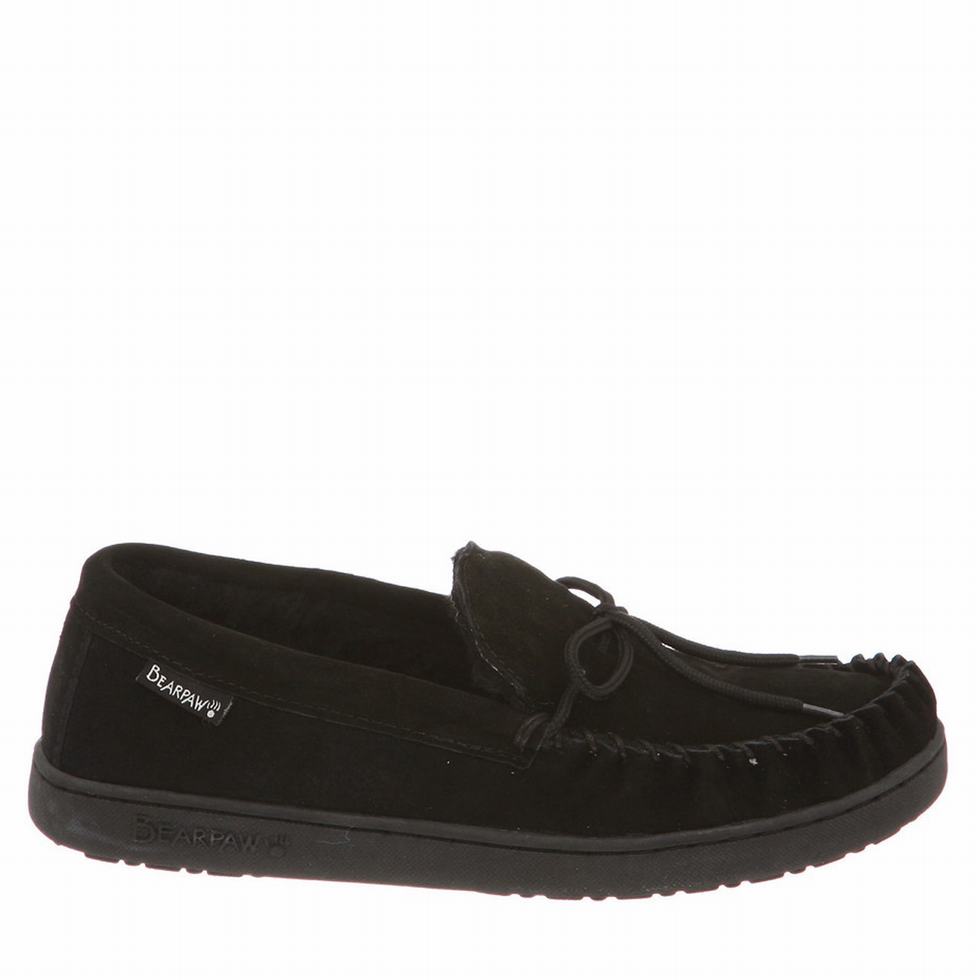 Bearpaw Moc II Uomo loafers Nere | EAQ3343CQ