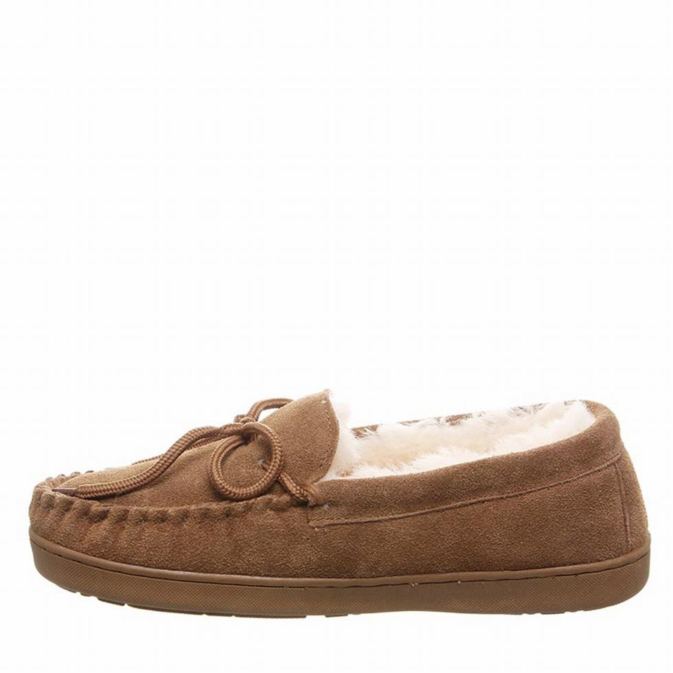 Bearpaw Moc II Wide Uomo loafers Marroni | VFA2390LK