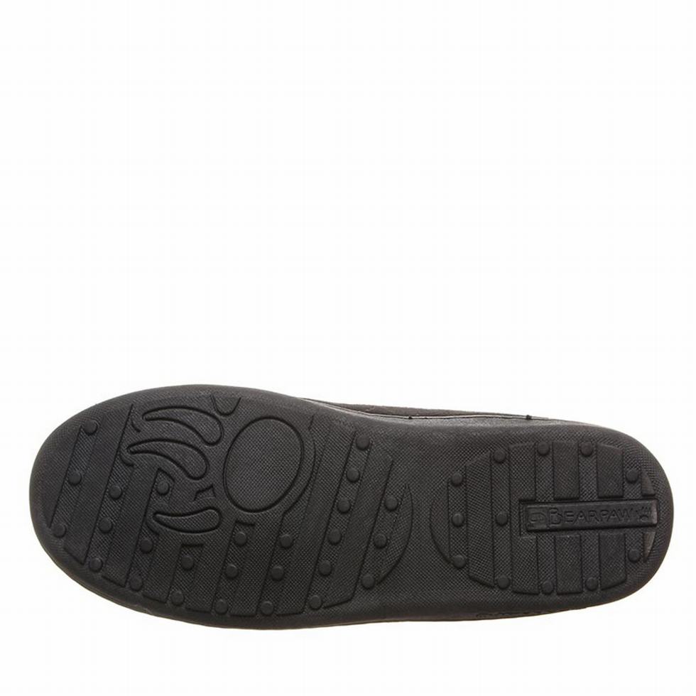 Bearpaw Moc II Wide Uomo loafers Nere | TMU5298JO