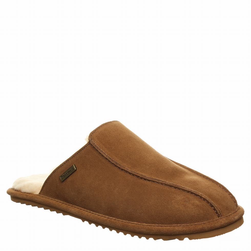 Bearpaw Pierre Uomo Pantofole Marroni | OKW2515QG