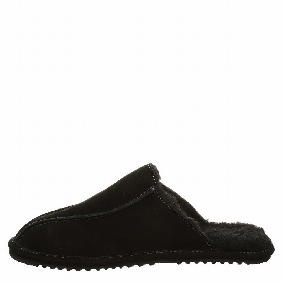 Bearpaw Pierre Uomo Pantofole Nere | JEF890BS