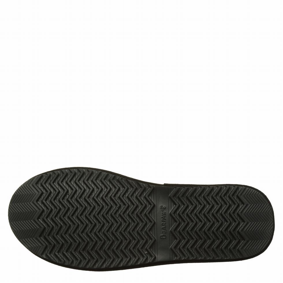 Bearpaw Pierre Uomo Pantofole Nere | JEF890BS