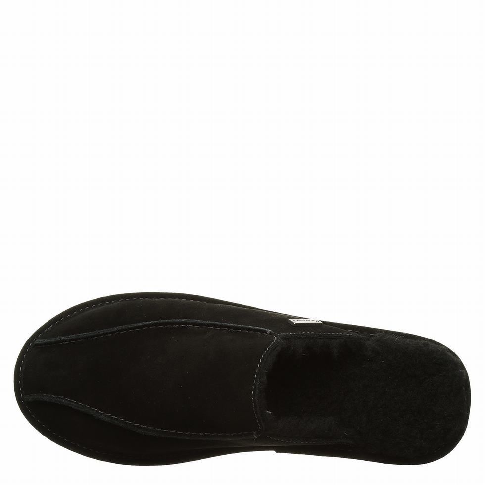 Bearpaw Pierre Uomo Pantofole Nere | JEF890BS