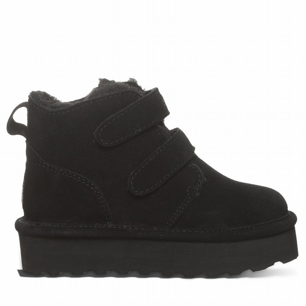 Bearpaw Retro Larisa Youth Bambino Stivali Nere | AWA7785WE