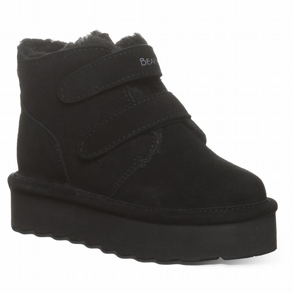 Bearpaw Retro Larisa Youth Bambino Stivali Nere | AWA7785WE