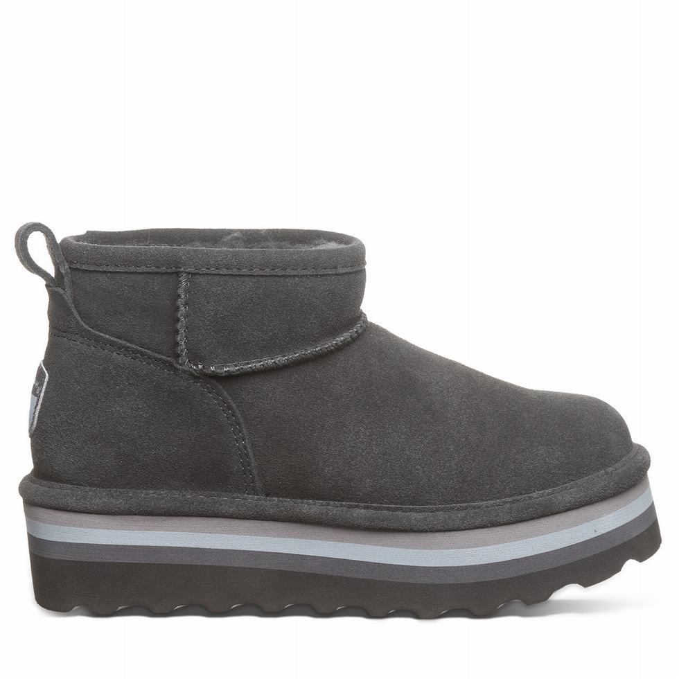 Bearpaw Retro Shorty Donna Stivali Platform Grigie | KSB103IA