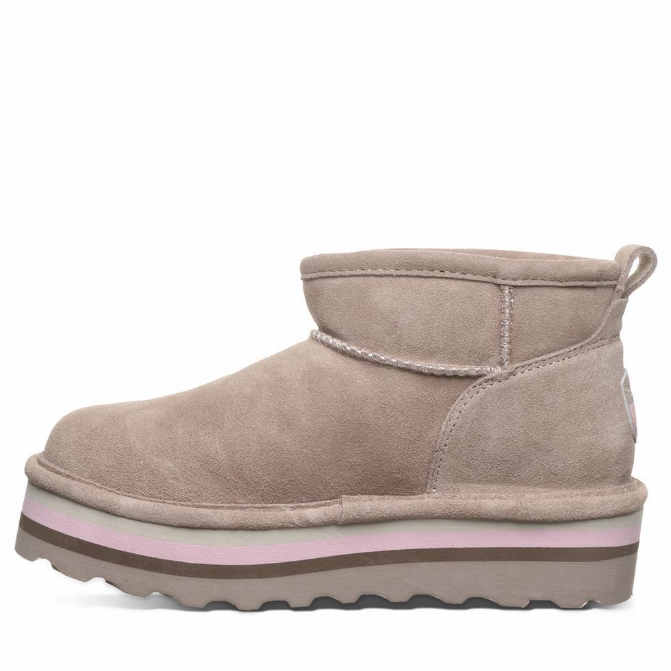 Bearpaw Retro Shorty Donna Stivali Platform Beige | KVM8334UG