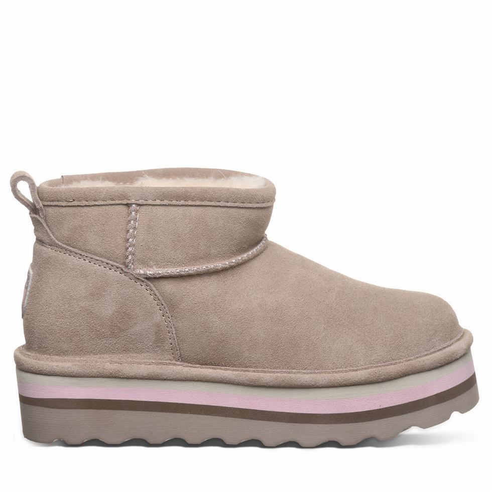 Bearpaw Retro Shorty Donna Stivali Platform Beige | KVM8334UG