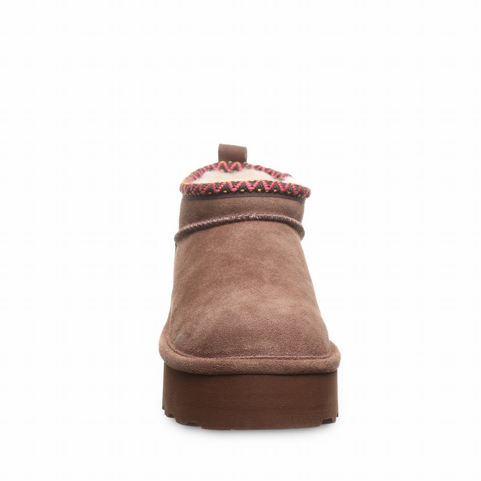 Bearpaw Retro Super Shorty Deco Donna Stivali Platform Marroni | ALJ221BU