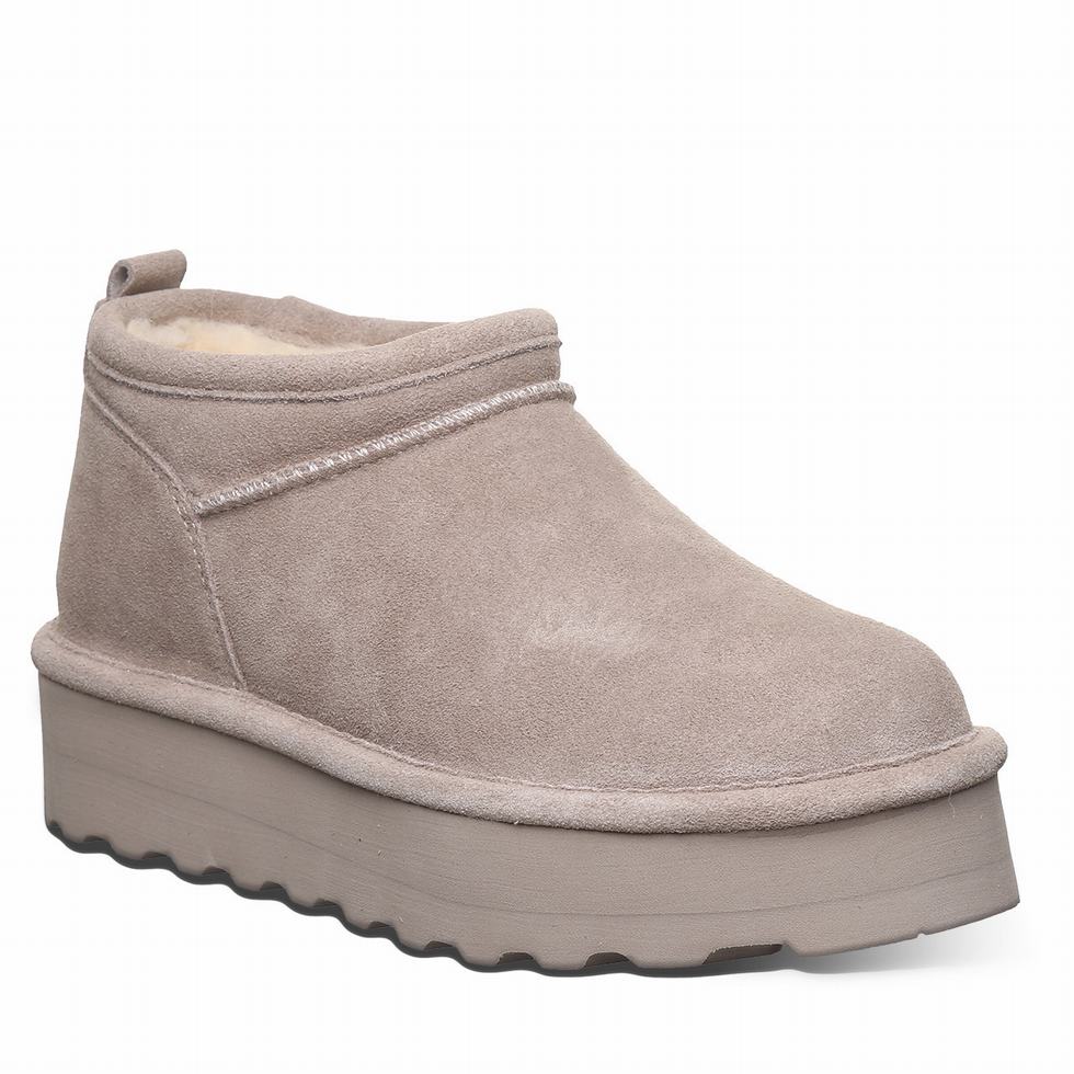 Bearpaw Retro Super Shorty Donna Stivali Platform Grigie | UWD865PC