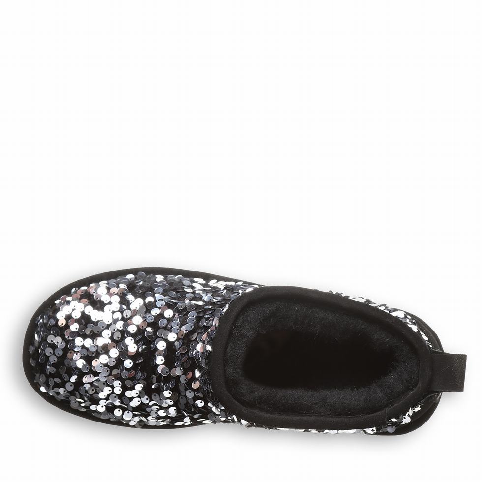 Bearpaw Retro Super Shorty Sequin Donna Stivali Platform Grigie | BMD9825NS