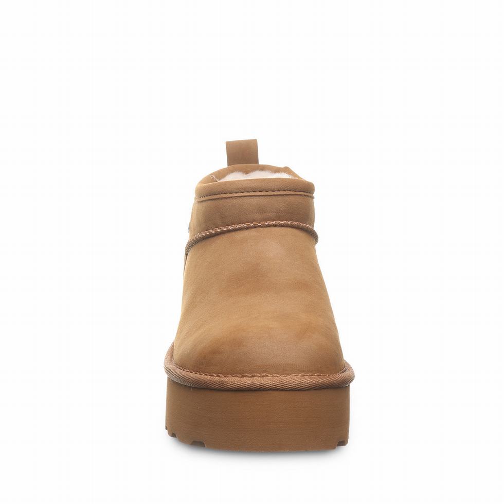 Bearpaw Retro Super Shorty Vegan Donna Stivali Platform Marroni | ANJ7494AV