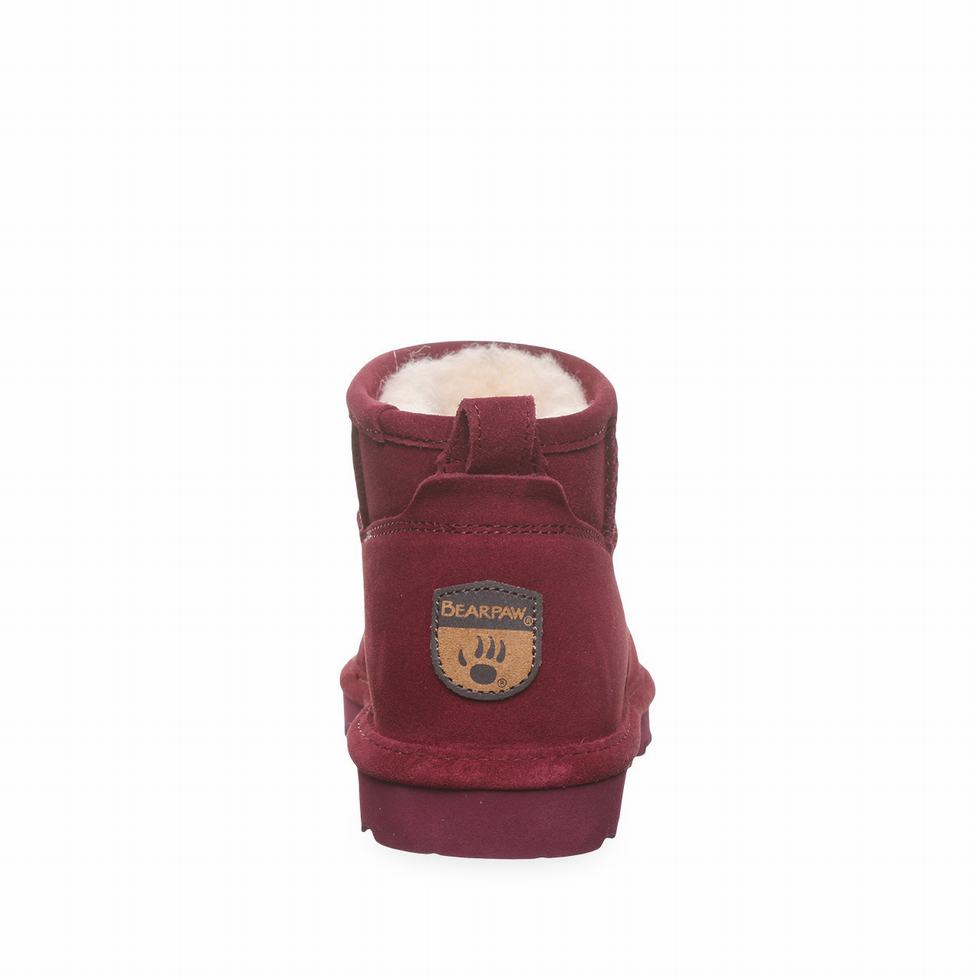 Bearpaw Shorty Donna Stivaletti Rosse | GJG1368RL