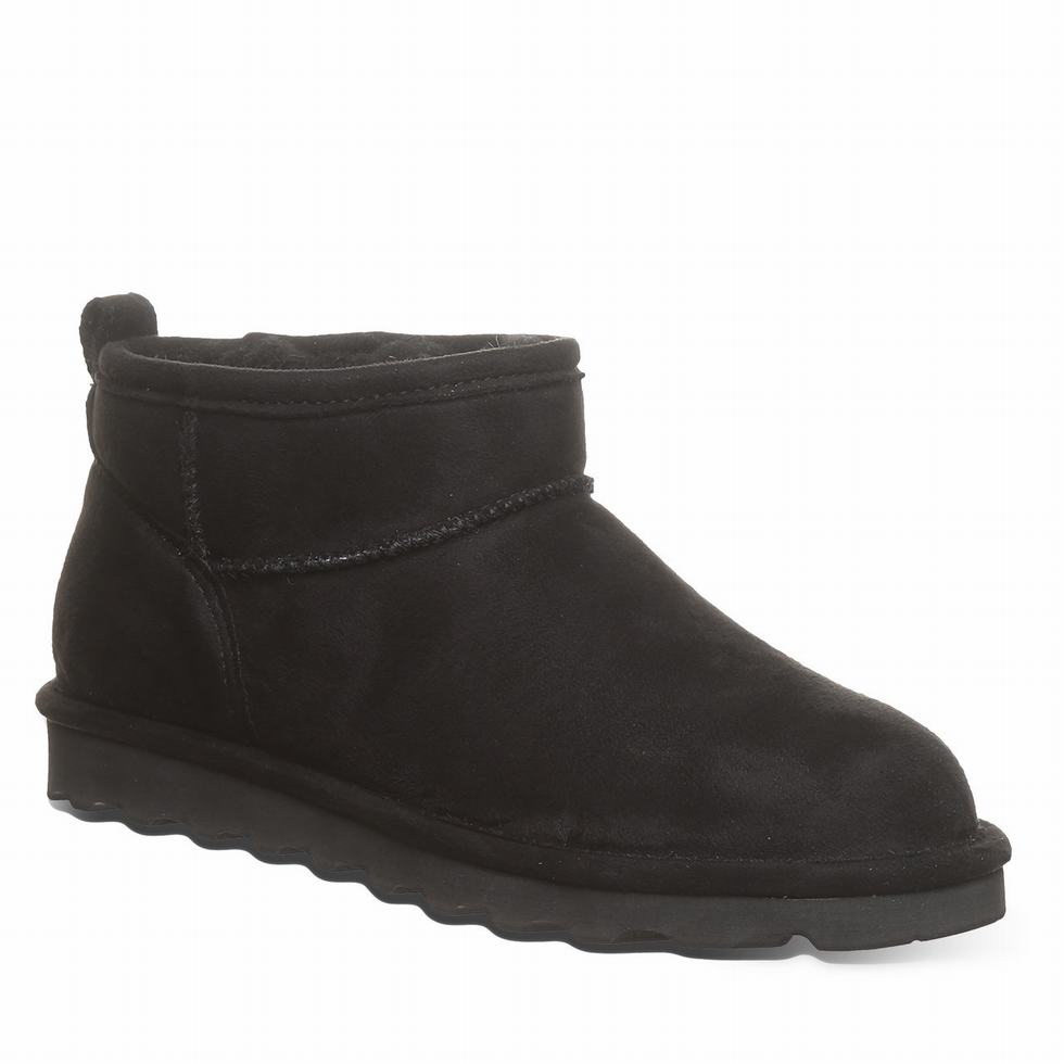 Bearpaw Shorty Vegan Donna Stivali Nere | TIL352OM