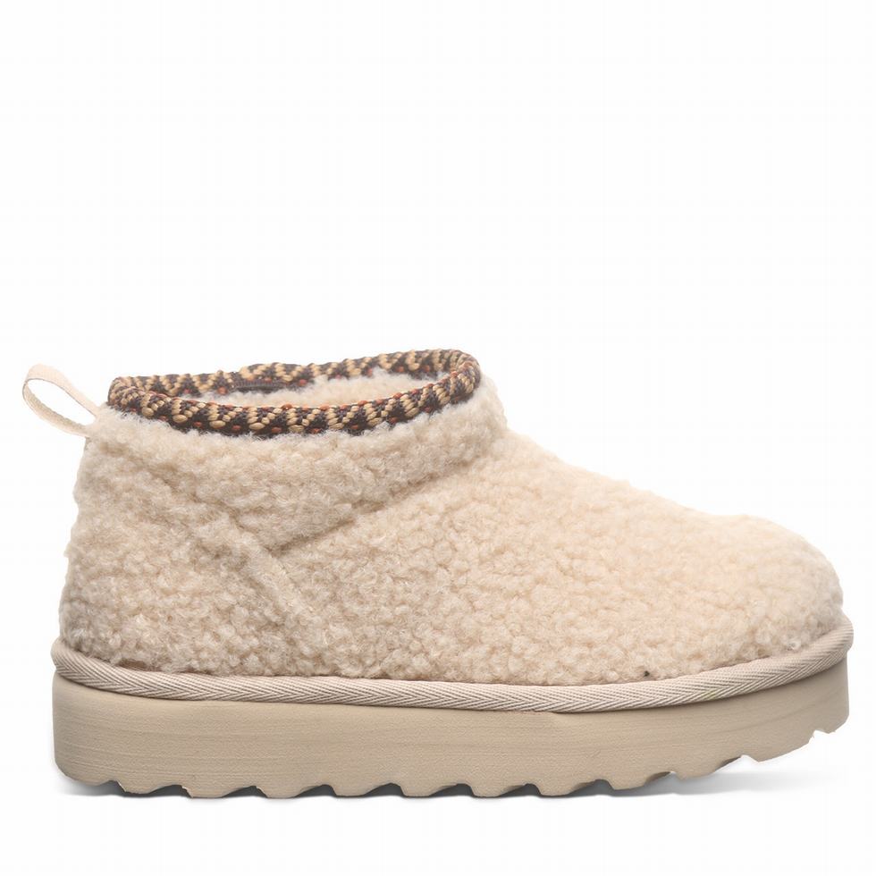 Bearpaw Snuggle Daphne Deco Youth Bambino Stivali Beige | WGT9099SM