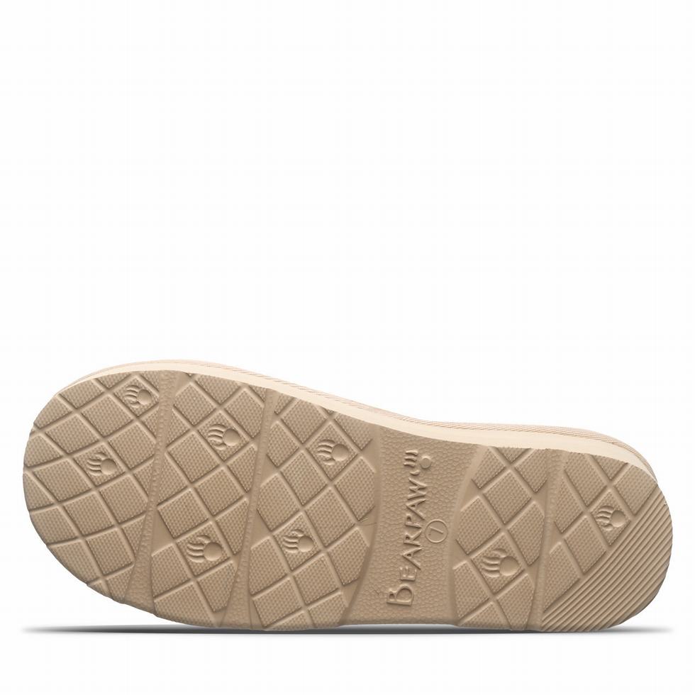 Bearpaw Snuggle Martis Donna Pantofole Beige | LVK2463RN