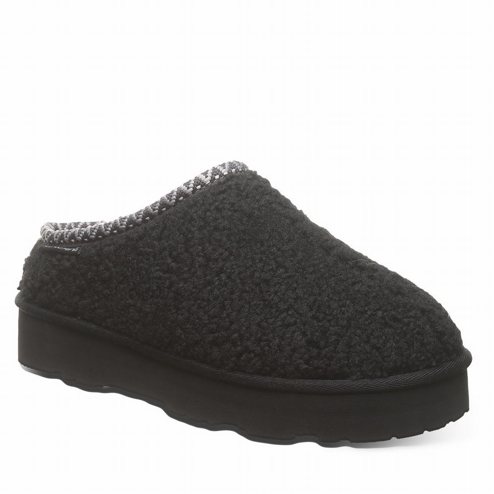 Bearpaw Snuggle Martis Donna Pantofole Nere | GVL6625HF