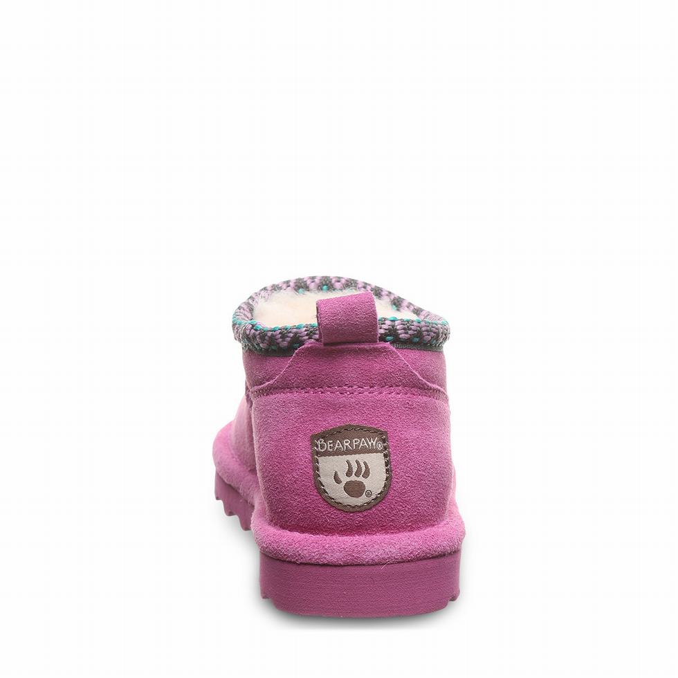 Bearpaw Super Shorty Deco Youth Bambino Stivali Viola | IBG5440RL