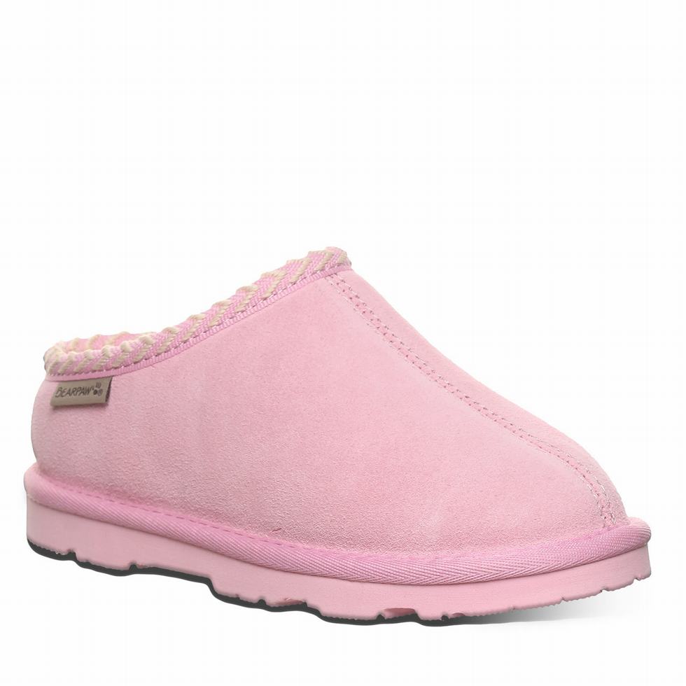 Bearpaw Tabitha Youth Bambino Pantofole Rosa | UII724DX