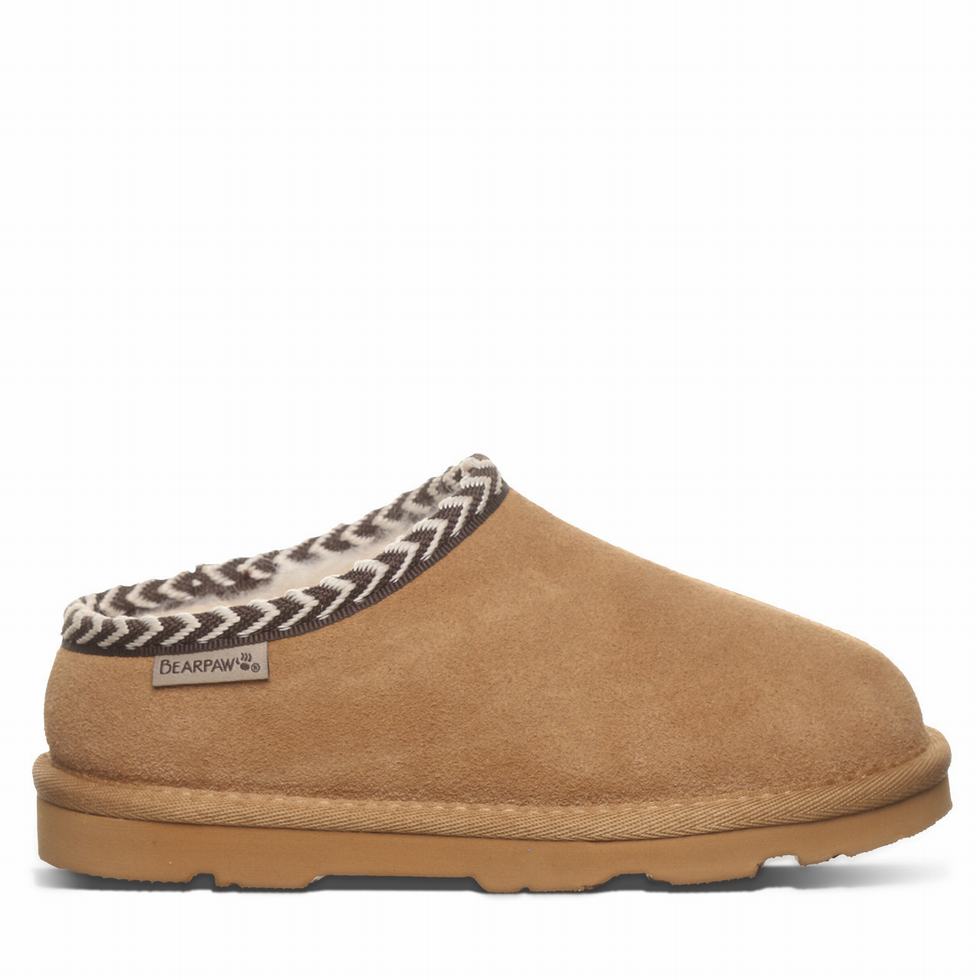 Bearpaw Tabitha Youth Bambino Pantofole Marroni | RTJ3619YH