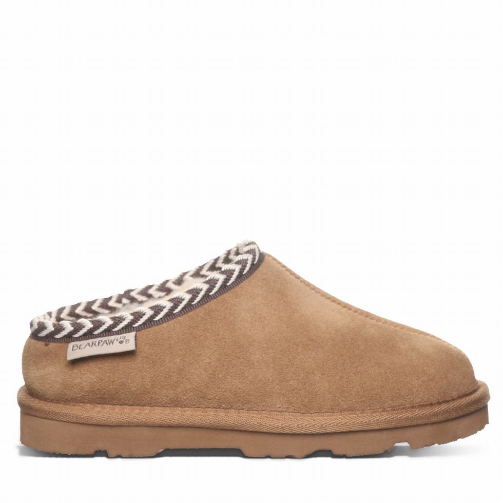 Bearpaw Tabitha Youth Bambino Pantofole Marroni | JKA8850SF