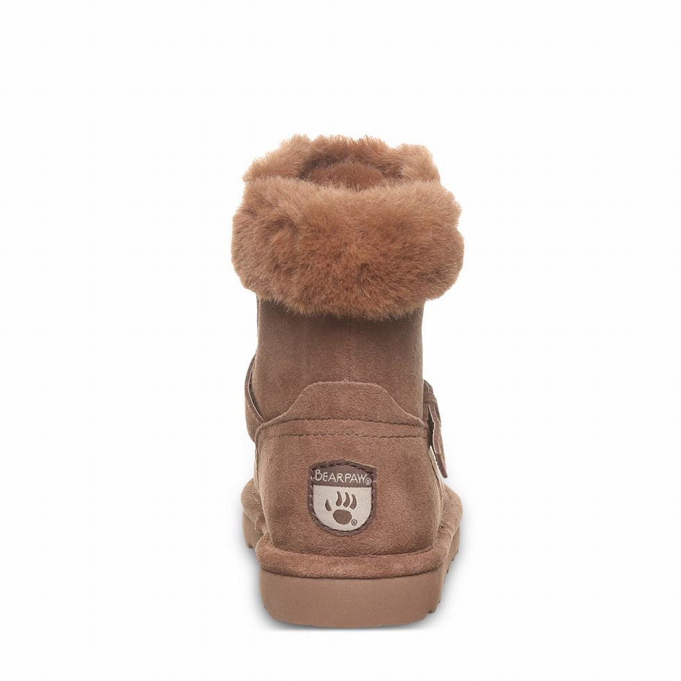 Bearpaw Tallula Youth Bambino Stivali Marroni | QUX8183AX